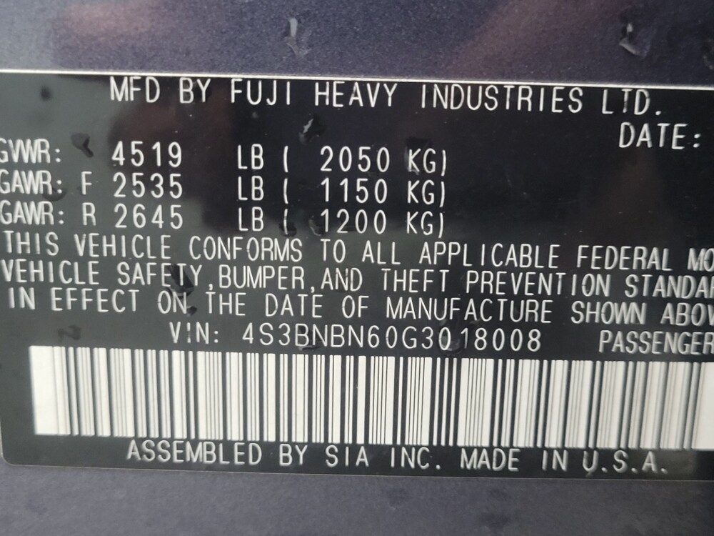 2016 Subaru Legacy in Indianapolis, IN 46219 - 18096574 33