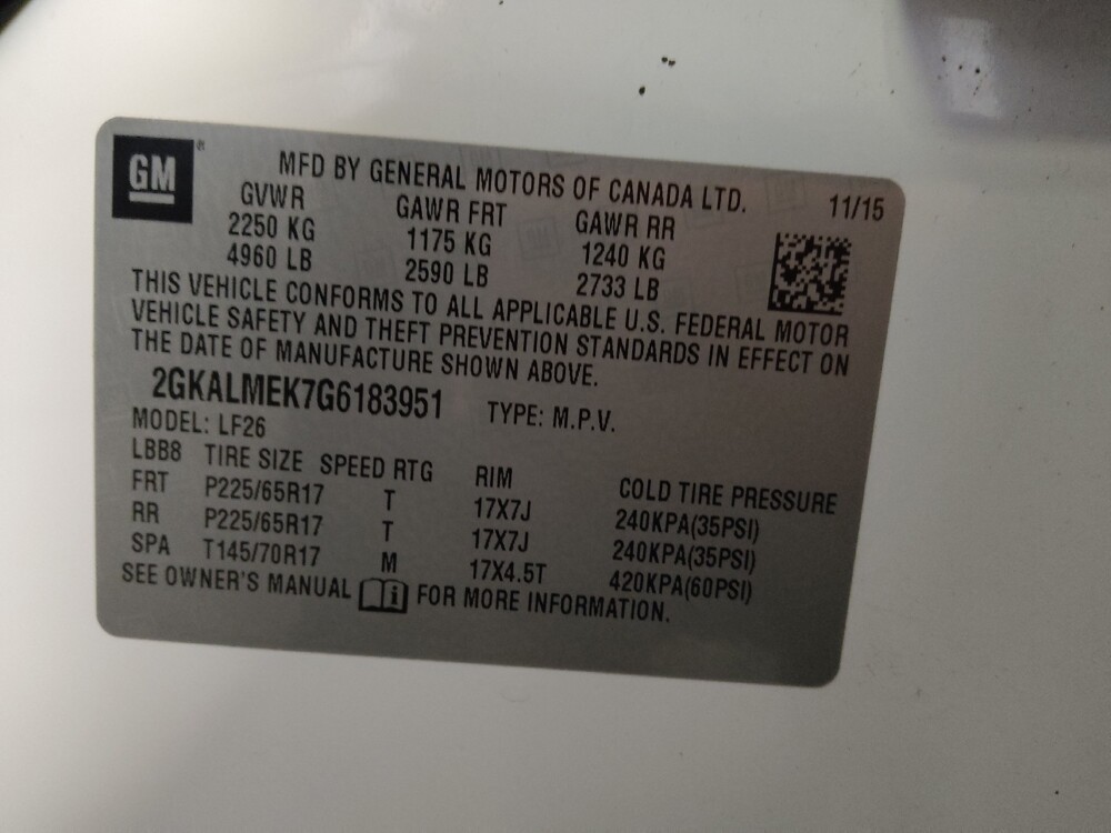 2016 GMC Terrain in Greenville, SC 29607 - 18096583 33