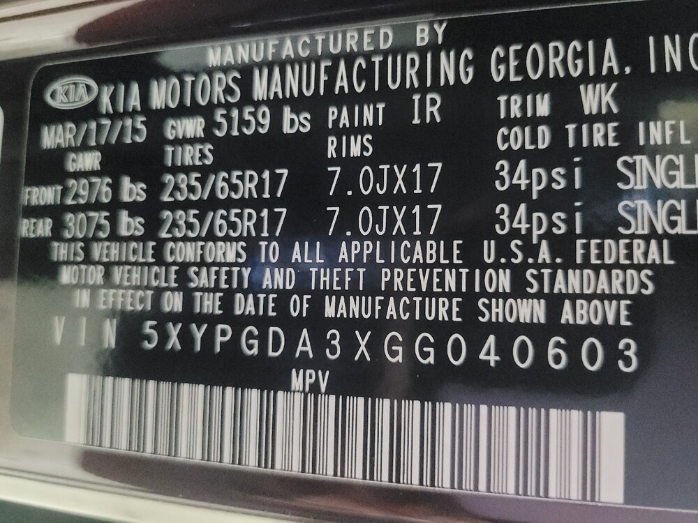 2016 Kia Sorento in Conyers, GA 30094 - 18096589 33