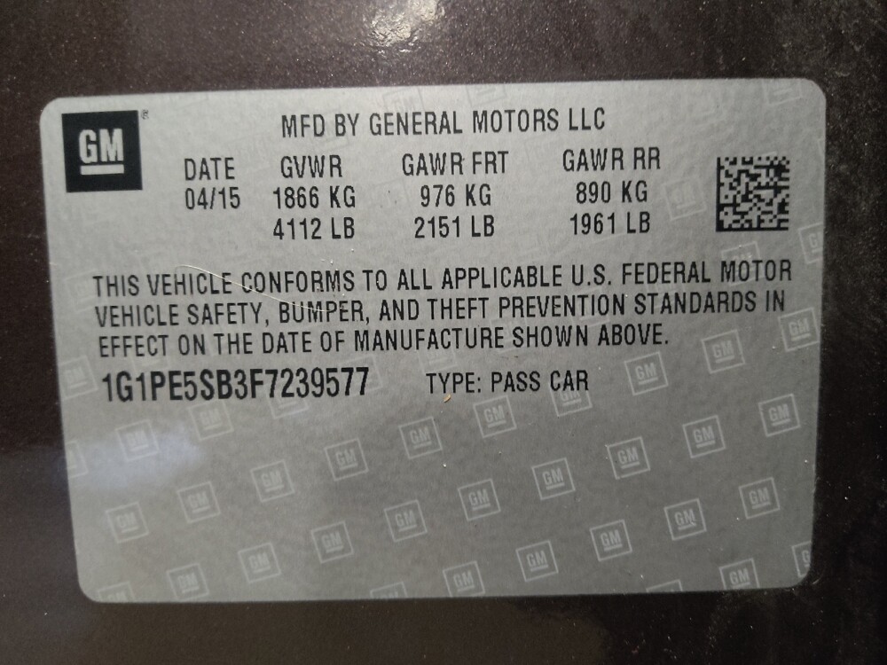 2015 Chevrolet Cruze in Jacksonville, FL 32210 - 18096592 33