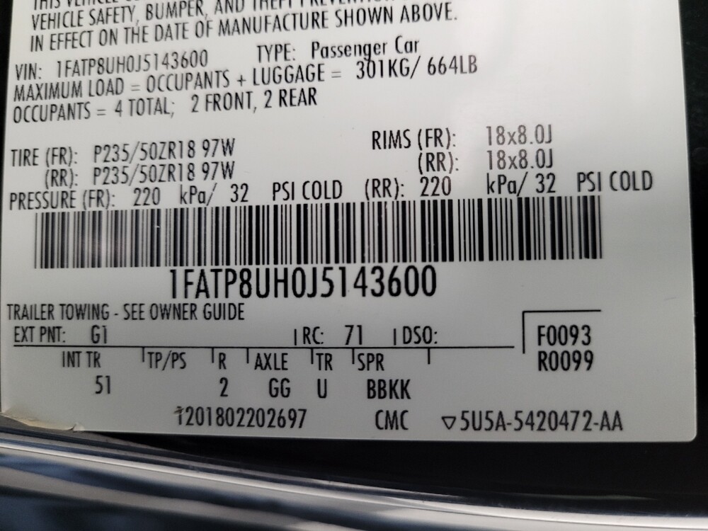 2018 Ford Mustang in Las Vegas, NV 89102 - 18096593 33