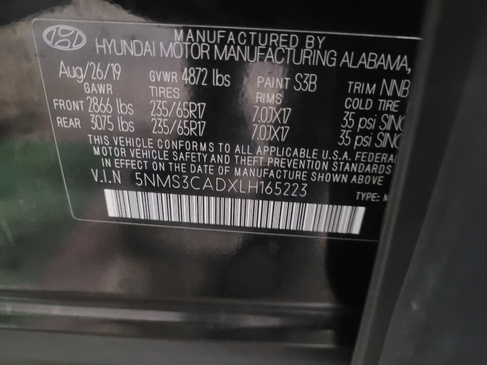 2020 Hyundai Santa Fe in Henrico, VA 23223 - 18096598 33