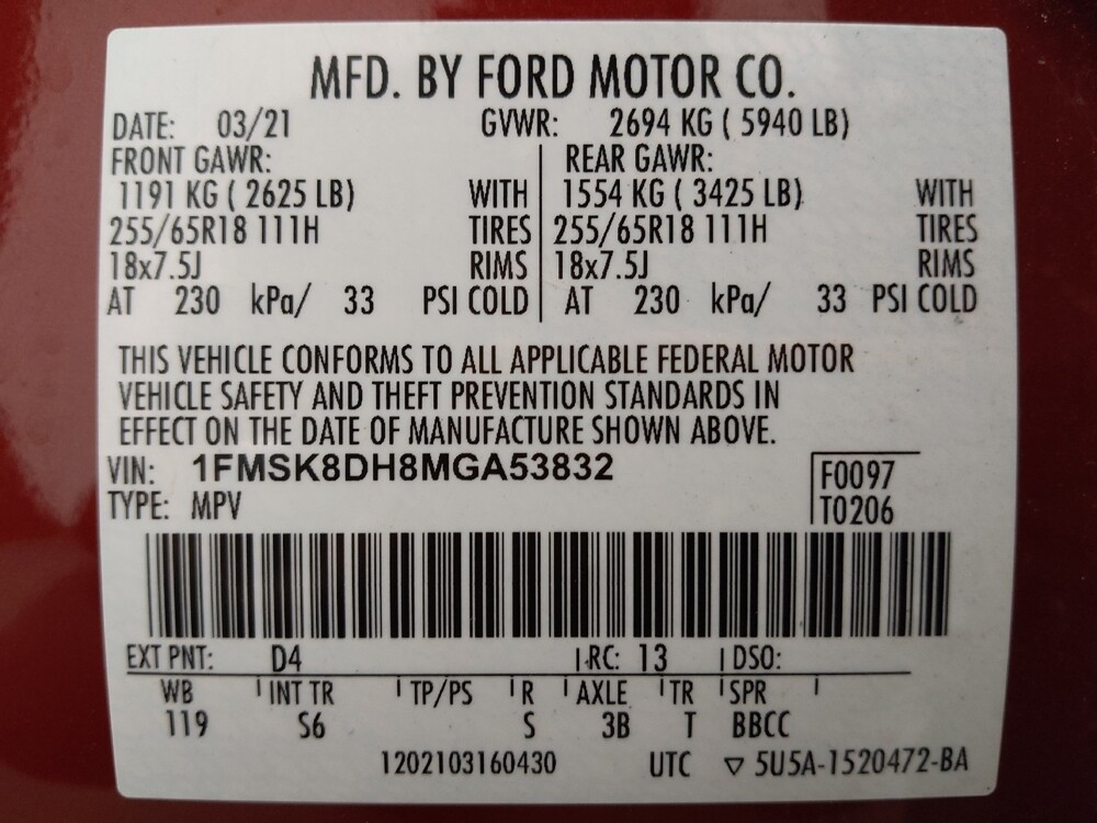 2021 Ford Explorer in Grand Rapids, MI 49508 - 18096603 33