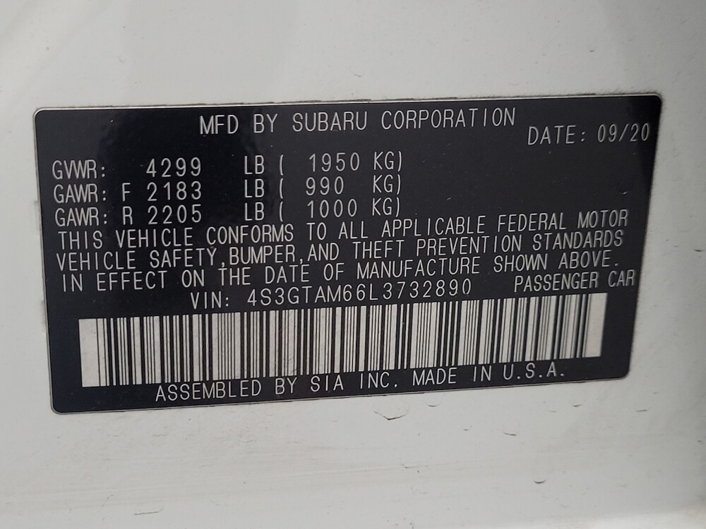 2020 Subaru Impreza in Huntsville, AL 35816 - 18096616 33