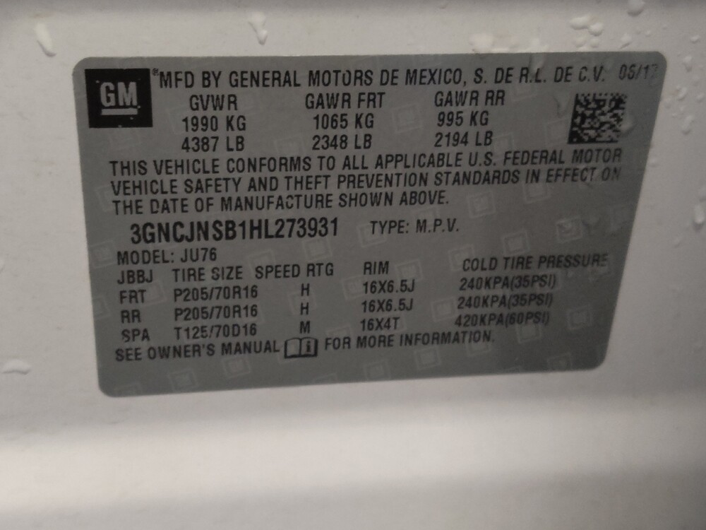 2017 Chevrolet Trax in Fayetteville, NC 28304 - 18096621 33