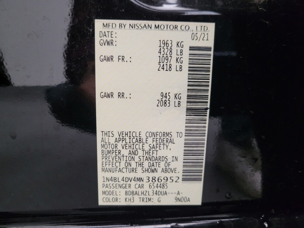 2021 Nissan Altima in Glendale, AZ 85301 - 18096624 33