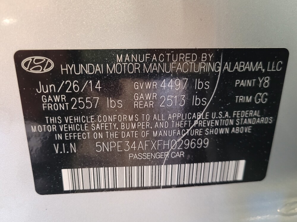 2015 Hyundai Sonata in Lauderdale Lakes, FL 33313 - 18096629 33