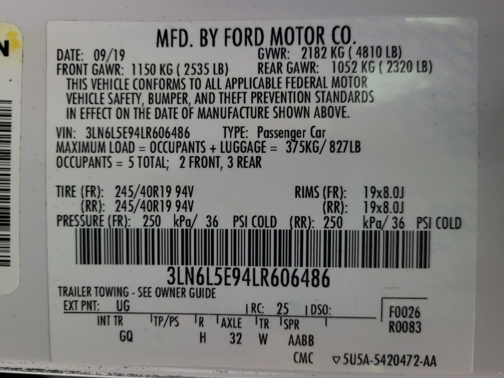 2020 Lincoln MKZ in Sanford, FL 32773 - 18096631 33