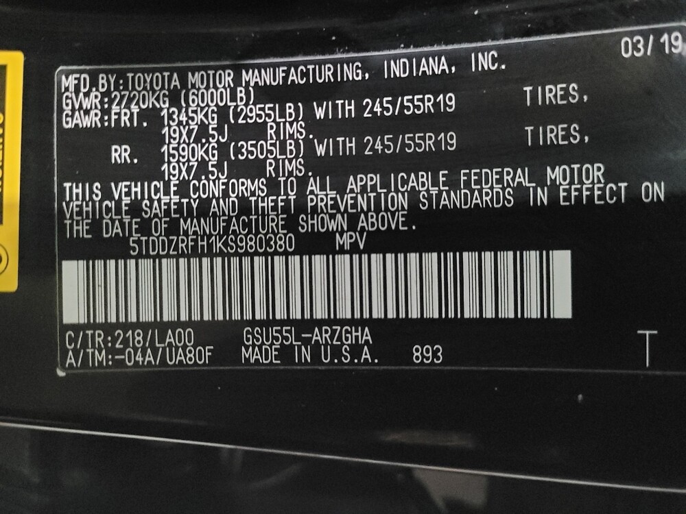 2019 Toyota Highlander in Chesapeake, VA 23320 - 18096635 33