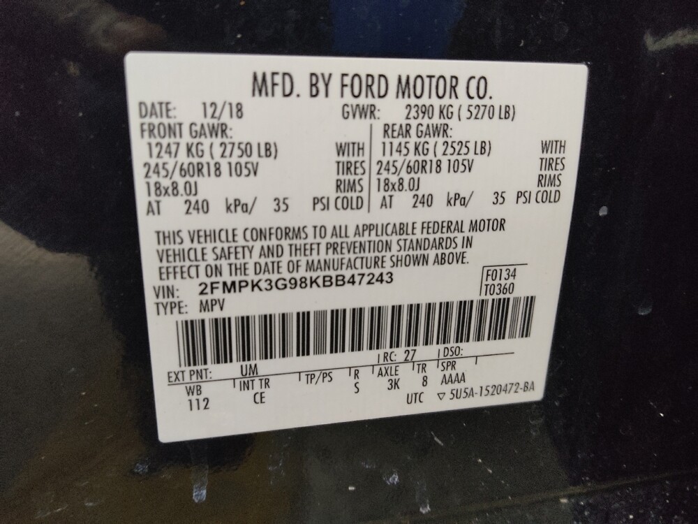 2019 Ford Edge in Stone Mountain, GA 30083 - 18096647 33