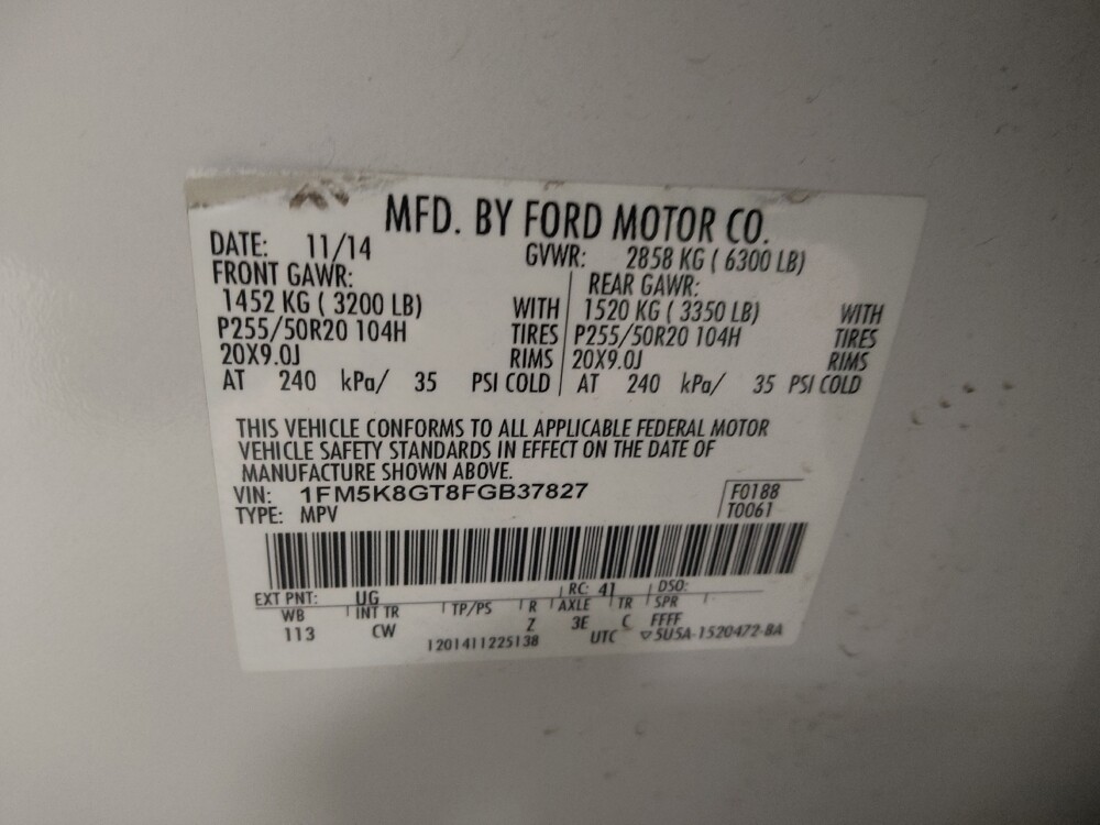 2015 Ford Explorer in Union City, GA 30291 - 18096651 33