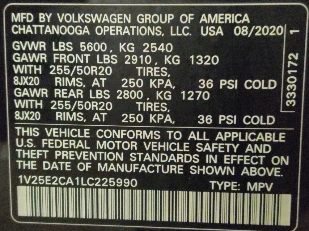 2020 Volkswagen Atlas in Baton Rouge, LA 70816 - 18096662 33