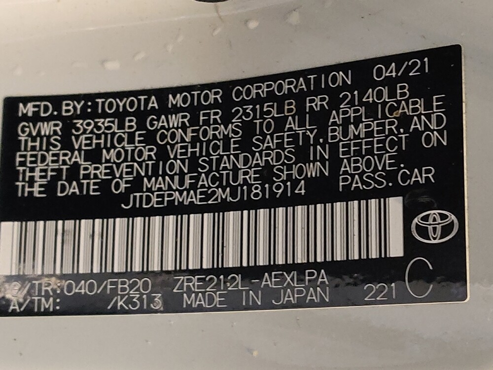 2021 Toyota Corolla in Raleigh, NC 27604 - 18096685 33