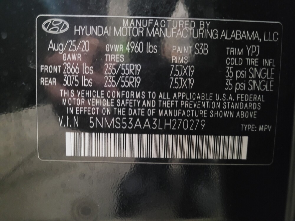 2020 Hyundai Santa Fe in New Castle, DE 19720 - 18096701 33