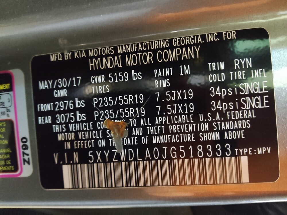 2018 Hyundai Santa Fe in Greenville, SC 29607 - 18096703 33