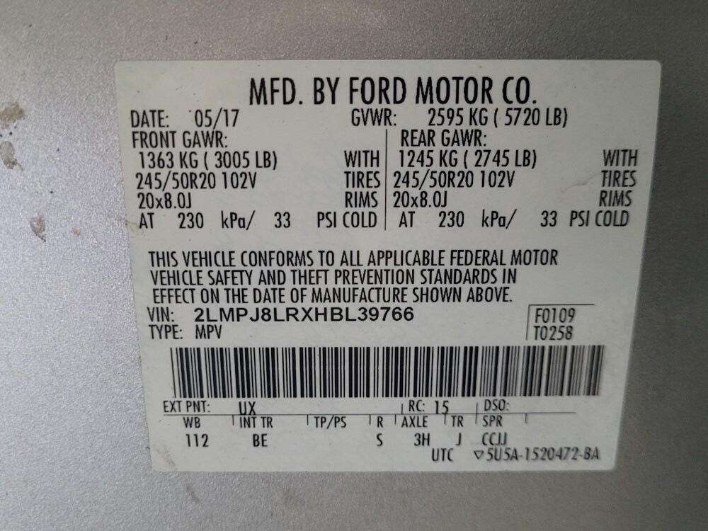 2017 Lincoln MKX in Richmond, VA 23235 - 18096712 33