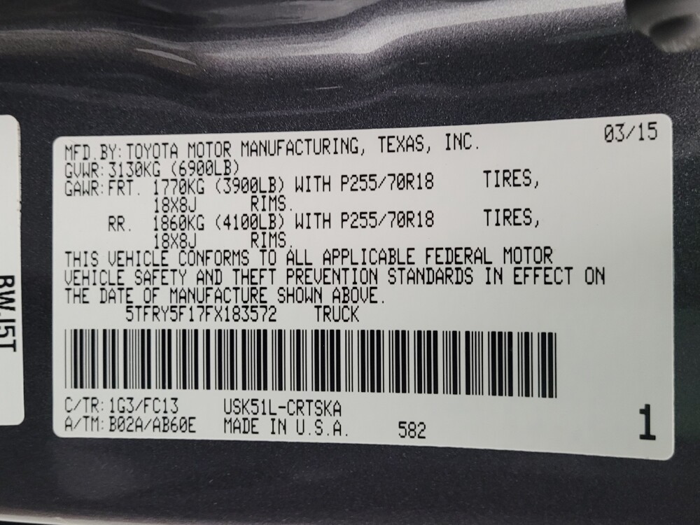 2015 Toyota Tundra in Sanford, FL 32773 - 18096718 33