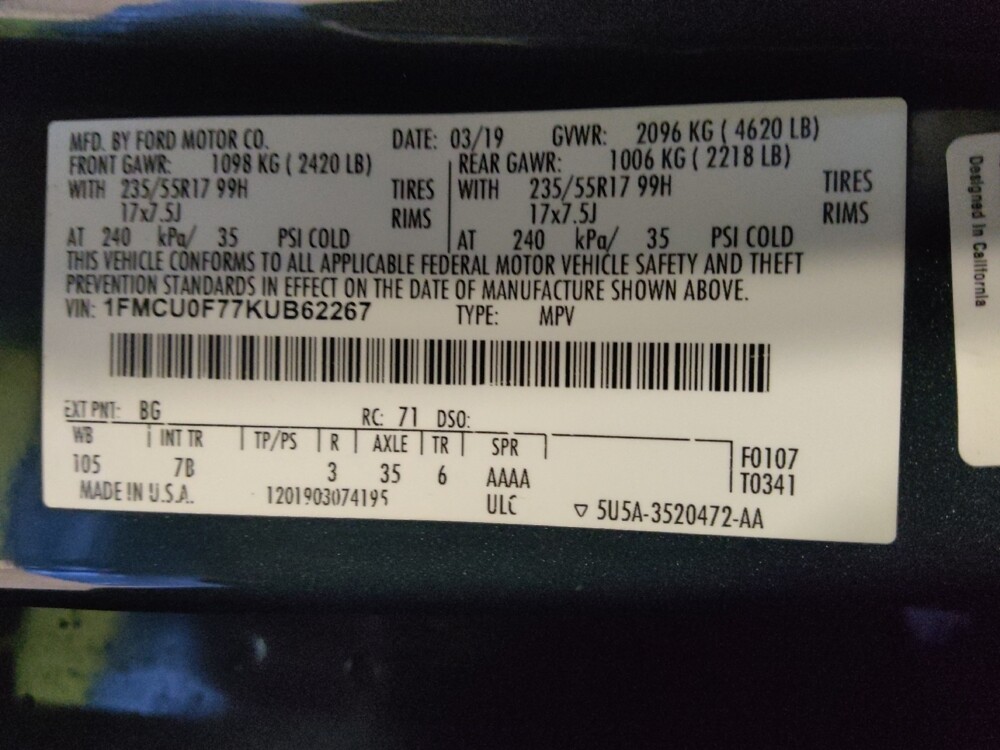 2019 Ford Escape in Glendale, AZ 85301 - 18096746 33