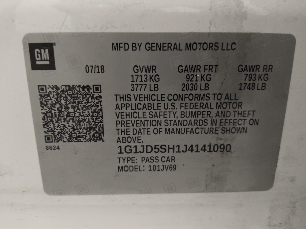 2018 Chevrolet Sonic in Glendale, AZ 85301 - 18096748 33