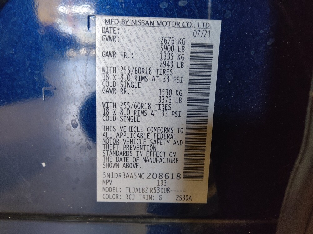 2022 Nissan Pathfinder in Ocala, FL 34471 - 18096751 33