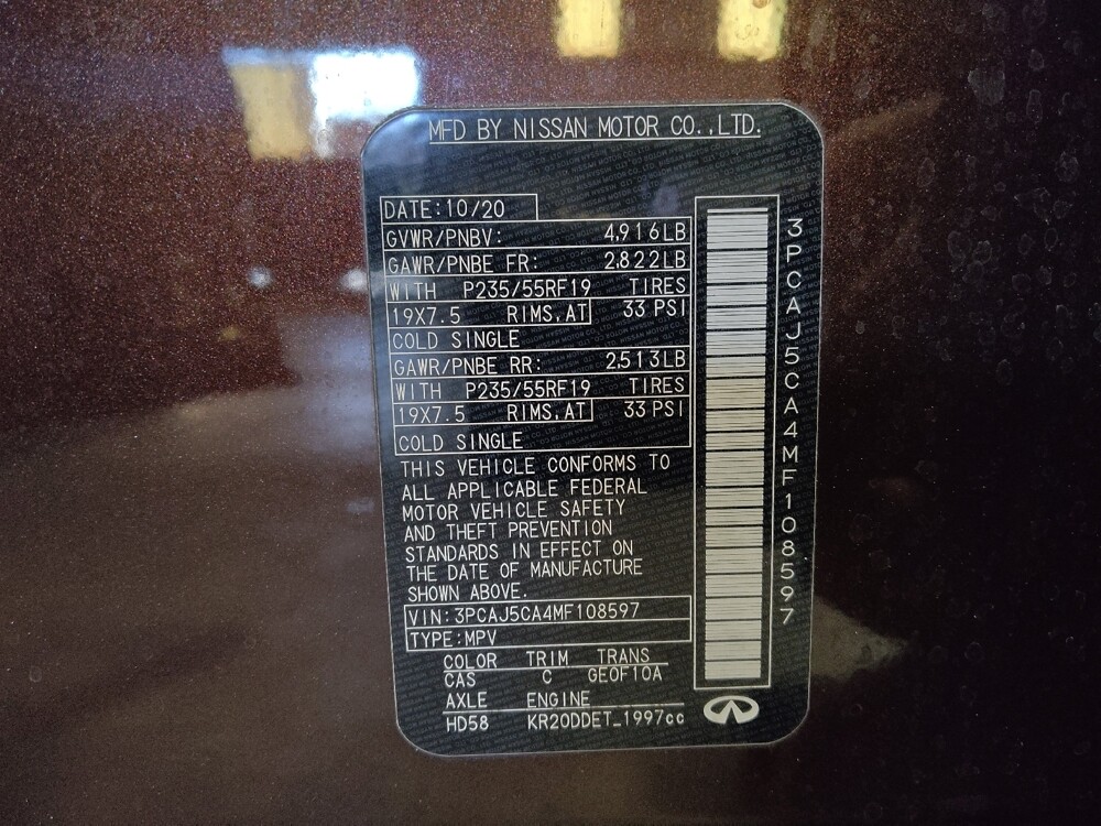 2021 INFINITI QX50 in Mobile, AL 36606 - 18096753 33