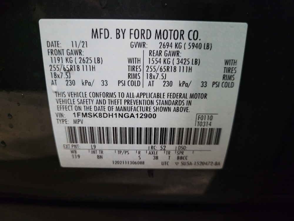 2022 Ford Explorer in Woodbridge, VA 22191 - 18096755 33