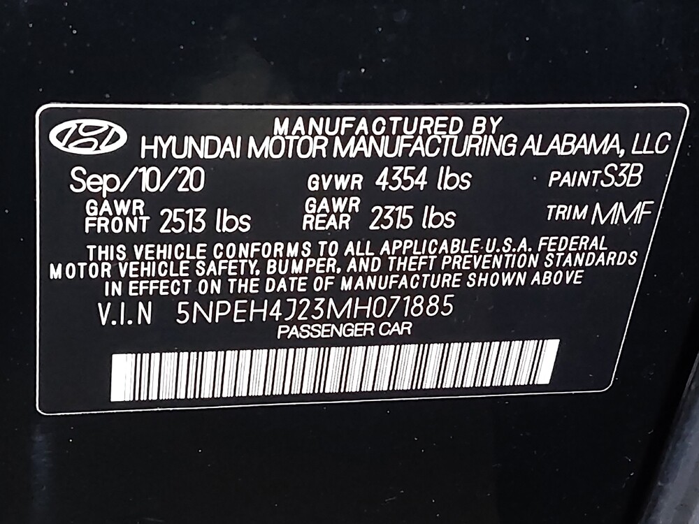 2021 Hyundai Sonata in Fort Worth, TX 76116 - 18096784 33