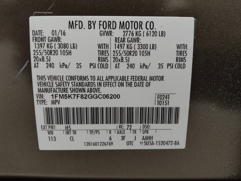 2016 Ford Explorer in Colorado Springs, CO 80909 - 18096785 33