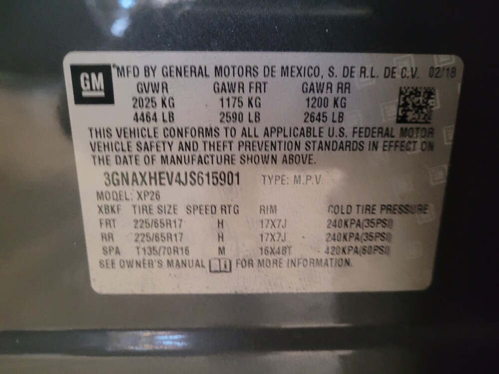 2018 Chevrolet Equinox in Pensacola, FL 32505 - 18096795 33