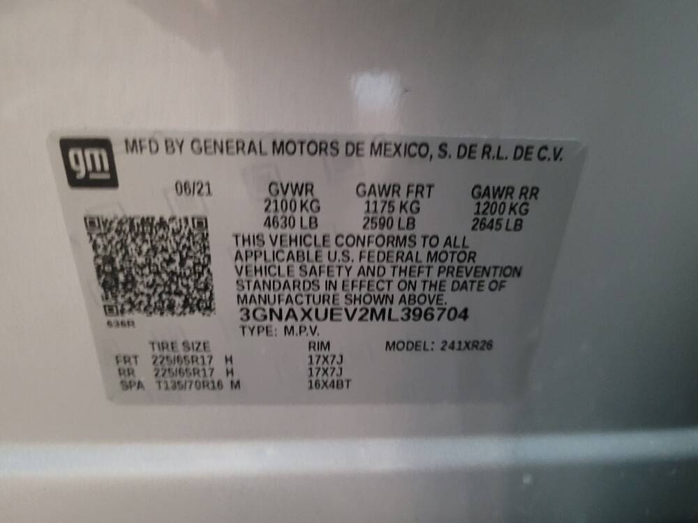 2021 Chevrolet Equinox in New Castle, DE 19720 - 18096802 33