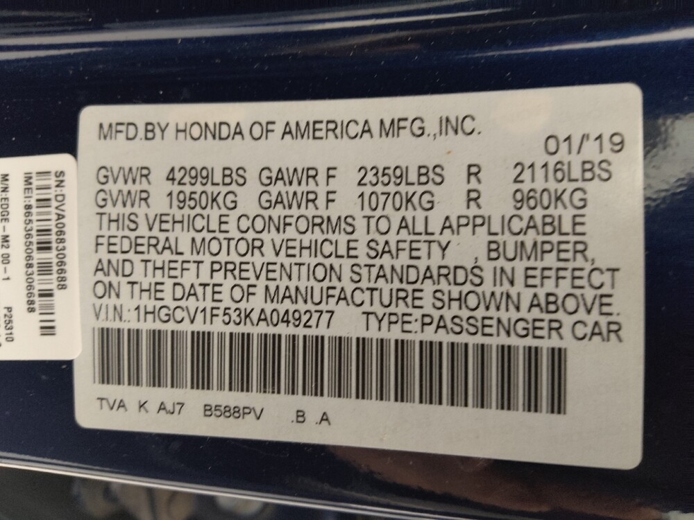 2019 Honda Accord in Independence, MO 64055 - 18096810 33