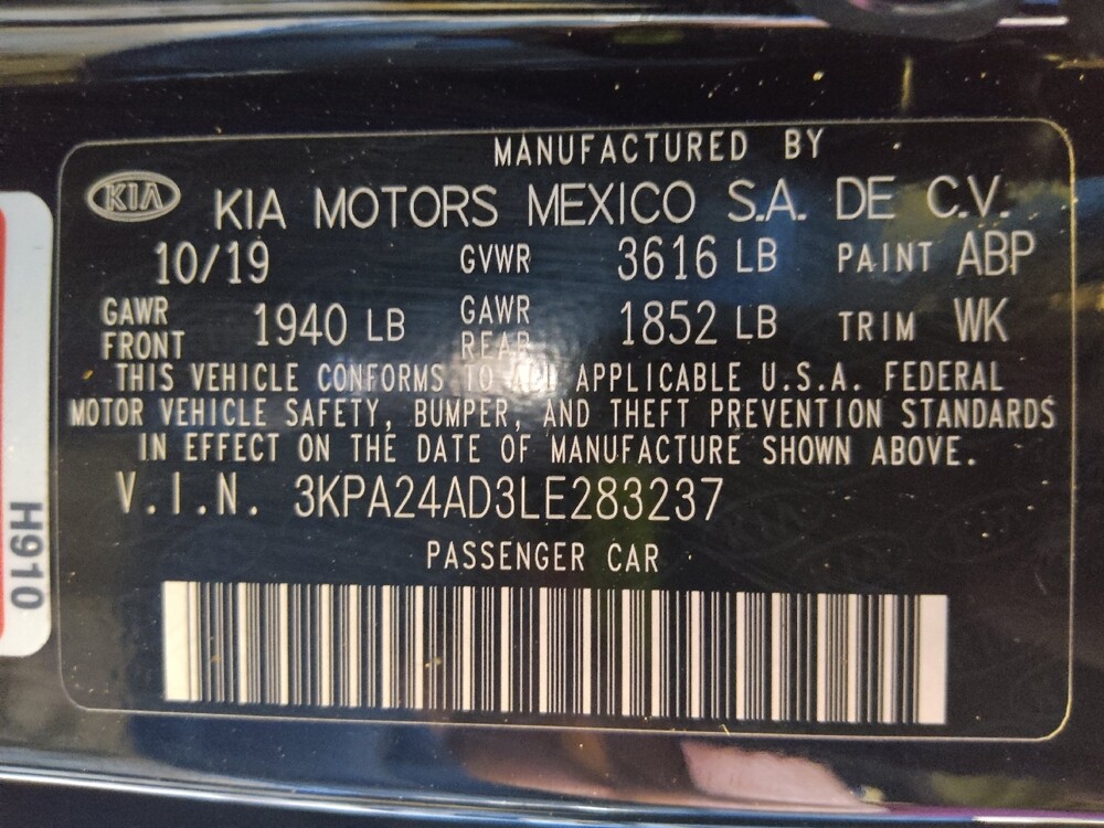 2020 Kia Rio in Lakeland, FL 33815 - 18096814 33