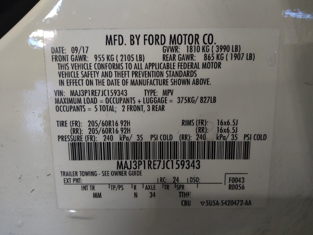 2018 Ford EcoSport in Ocala, FL 34471 - 18096821 33