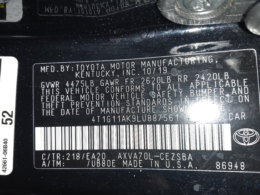 2020 Toyota Camry in Pelham, AL 35124 - 18096849 30