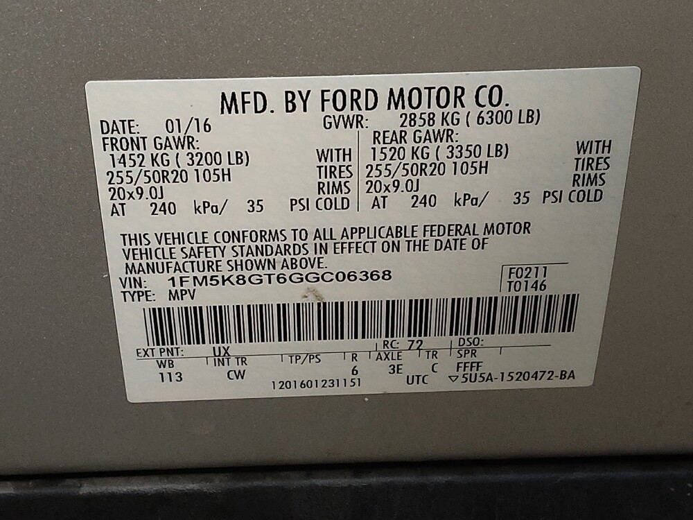 2016 Ford Explorer in Columbia, SC 29210 - 18096851 33