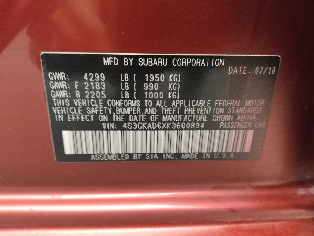 2019 Subaru Impreza in Columbia, SC 29210 - 18096853 33