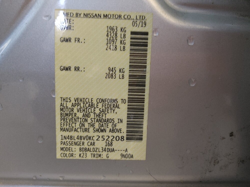 2019 Nissan Altima in Columbia, SC 29210 - 18096855 33