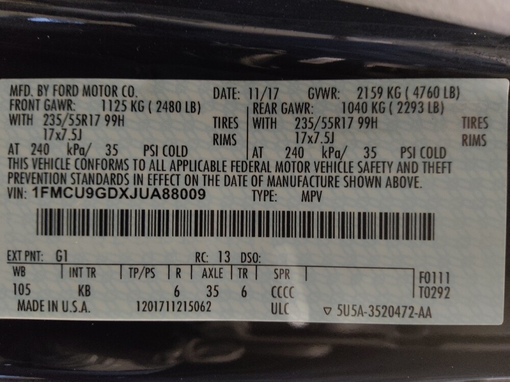 2018 Ford Escape in Houston, TX 77060 - 18096860 33