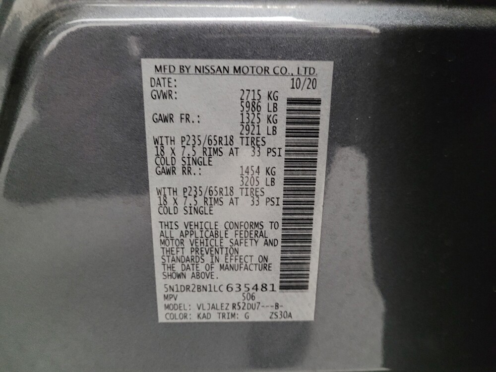 2020 Nissan Pathfinder in Downey, CA 90241 - 18096877 33