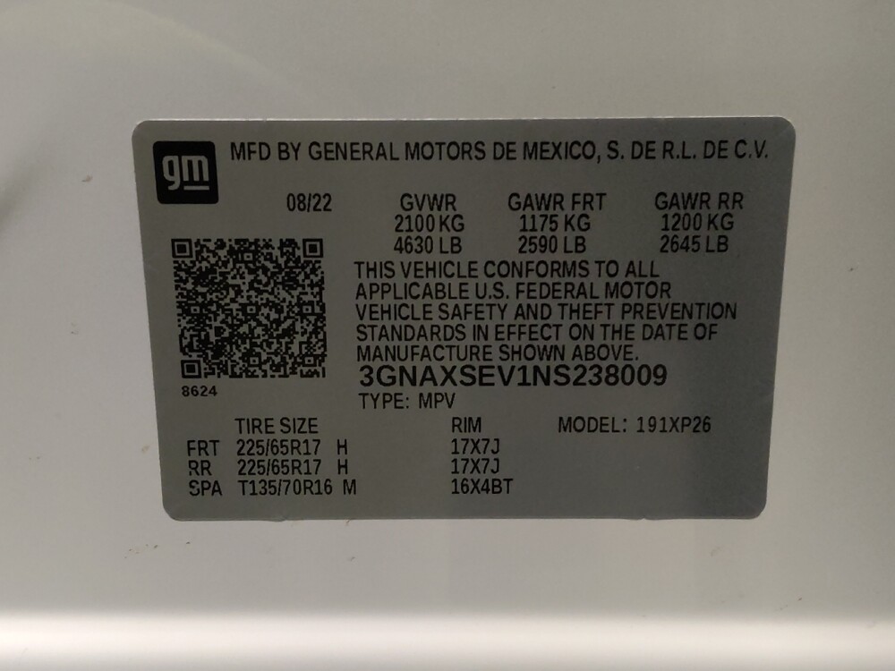 2022 Chevrolet Equinox in Albuquerque, NM 87113 - 18096879 33