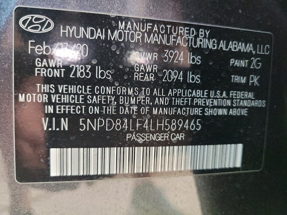 2020 Hyundai Elantra in Knoxville, TN 37923 - 18096886 33