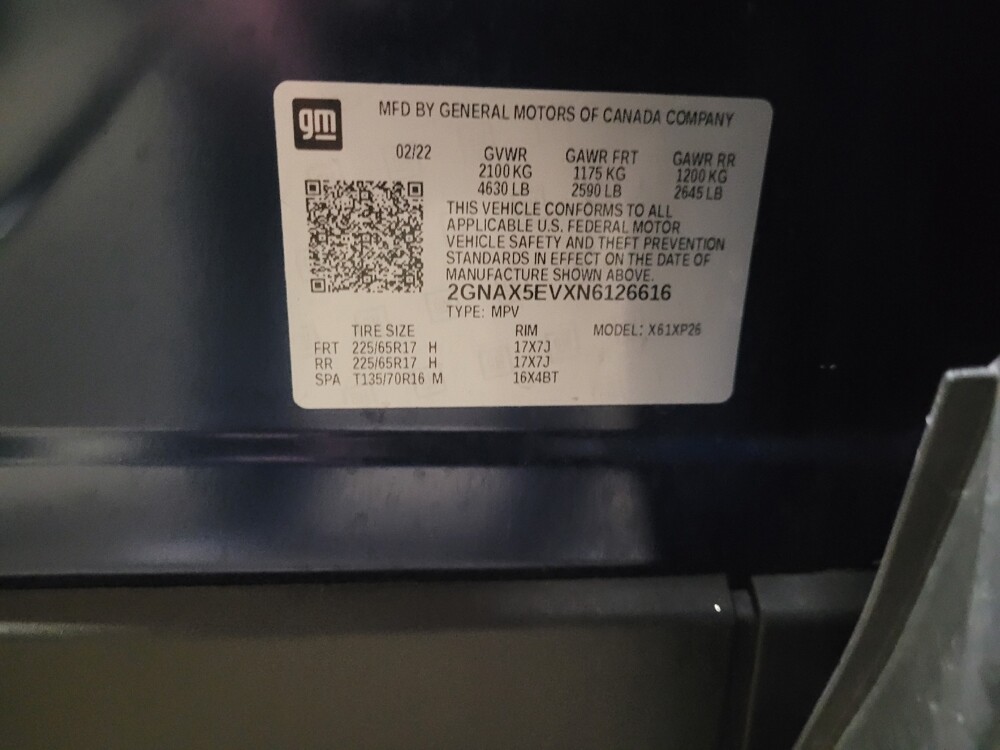 2022 Chevrolet Equinox in Williamstown, NJ 8094 - 18096894 33