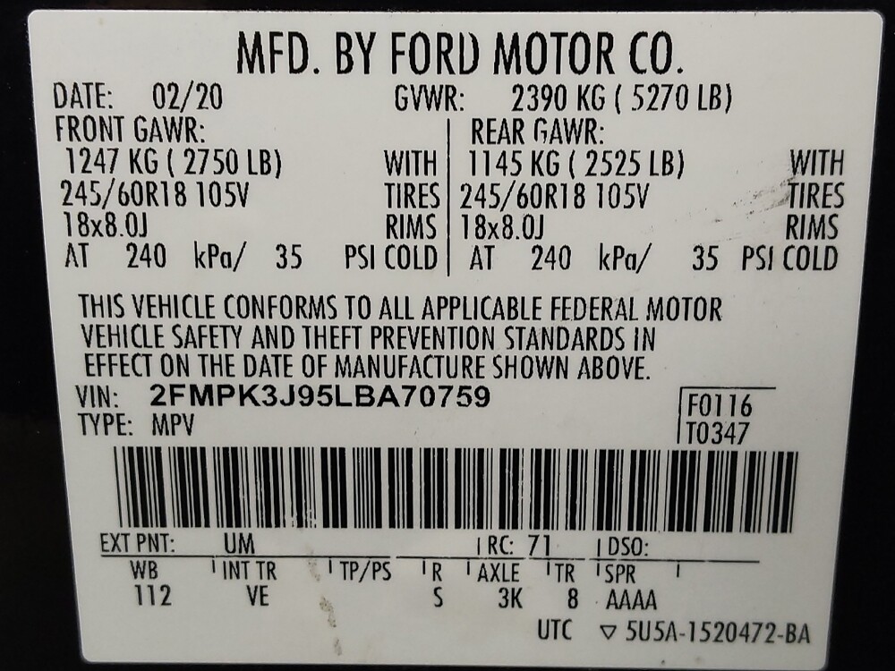 2020 Ford Edge in Live Oak, TX 78233 - 18096907 33