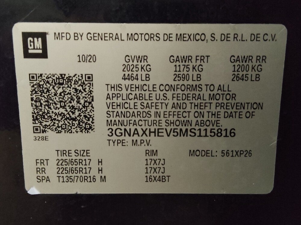 2021 Chevrolet Equinox in Live Oak, TX 78233 - 18096914 33