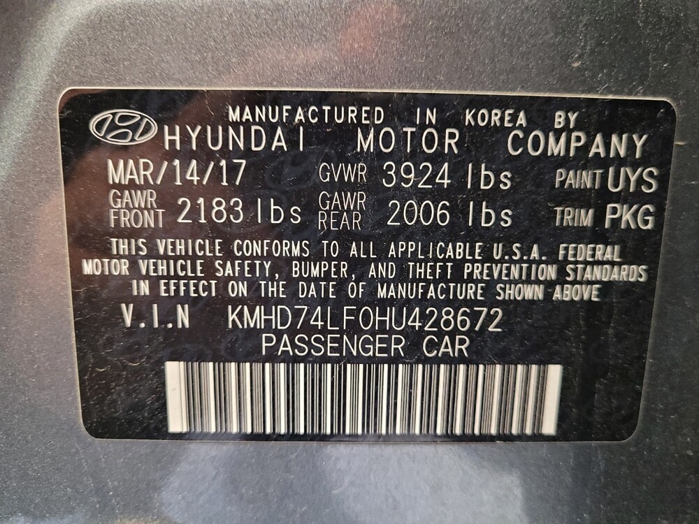 2017 Hyundai Elantra in Fresno, CA 93726 - 18096925 33