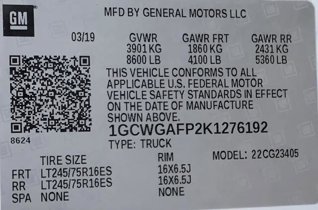 2019 Chevrolet Express 2500 in Blauvelt, NY 10913 - 18096944 21