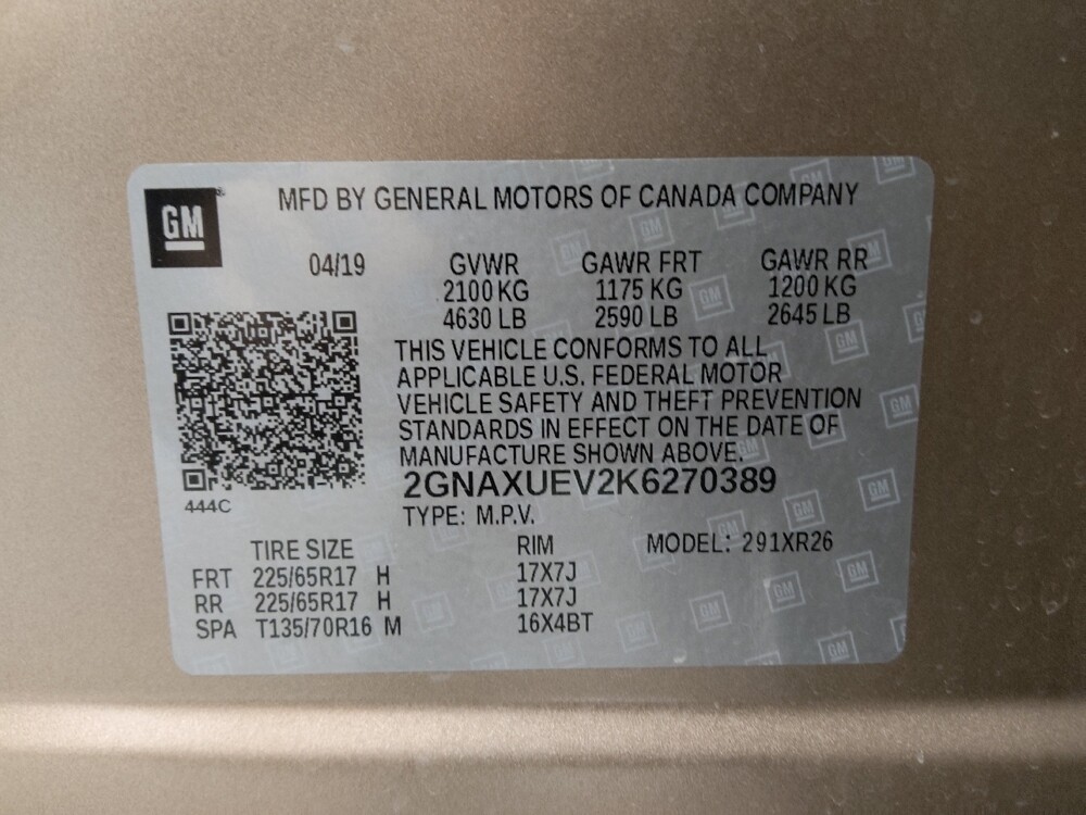 2019 Chevrolet Equinox in Denver, CO 80012 - 18097008 33