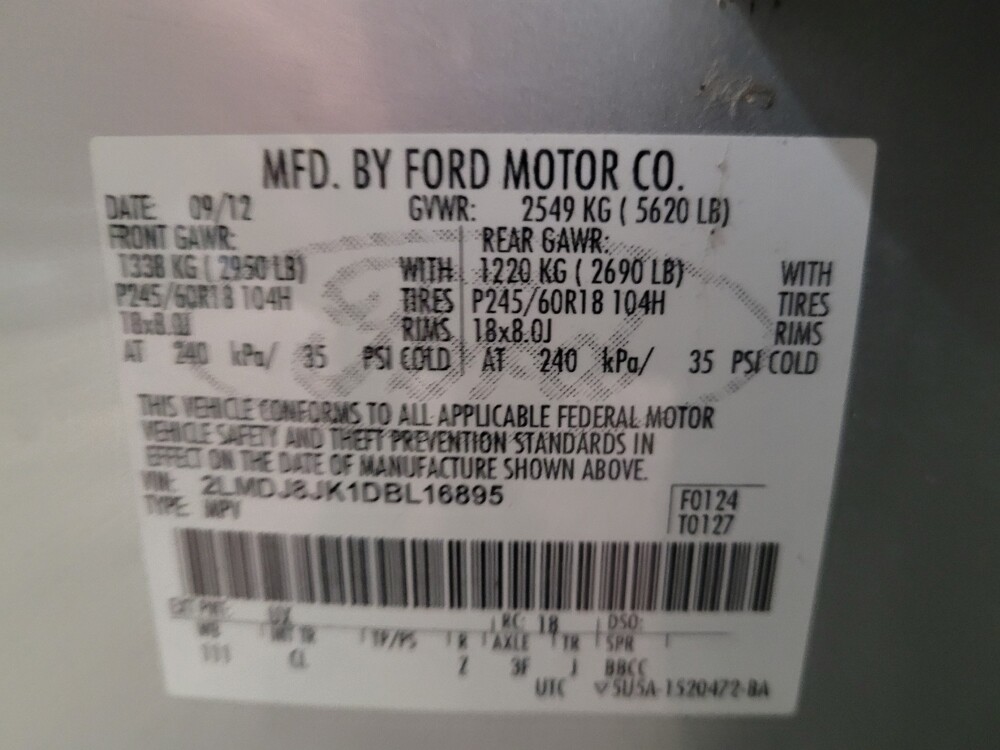 2013 Lincoln MKX in Chesapeake, VA 23320 - 18097017 33