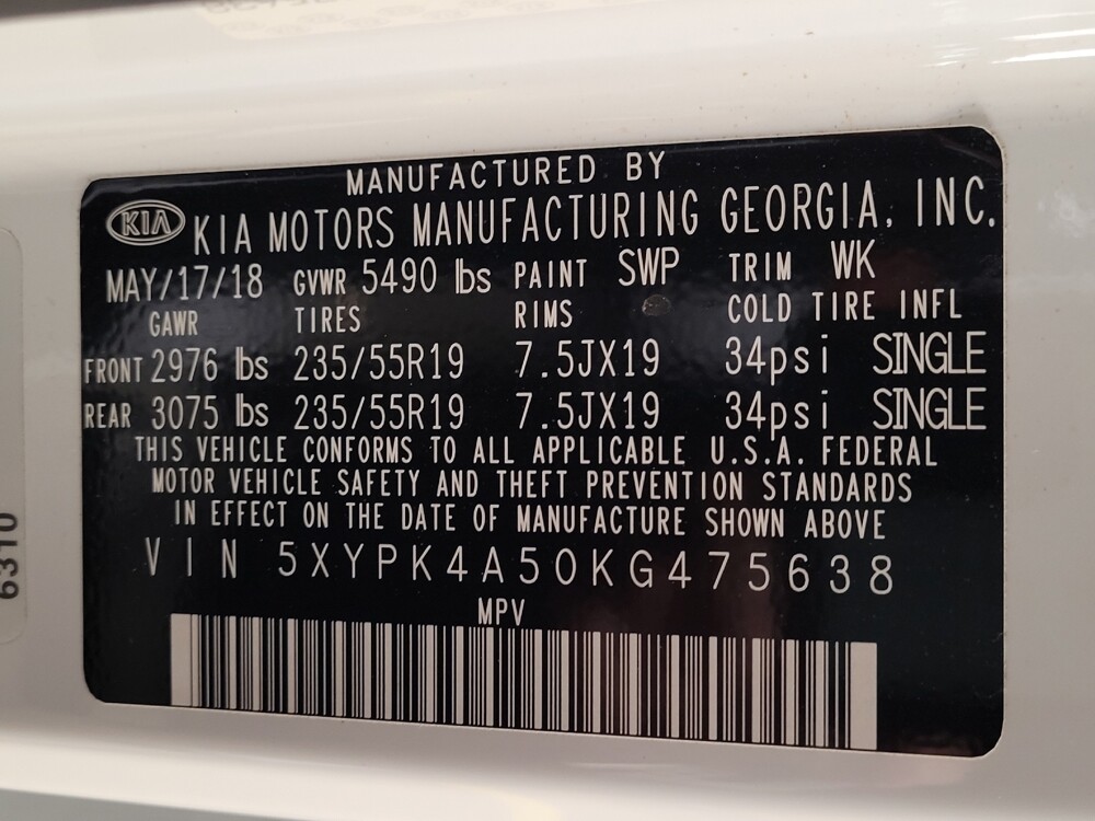 2019 Kia Sorento in Gainesville, FL 32609 - 18097037 33