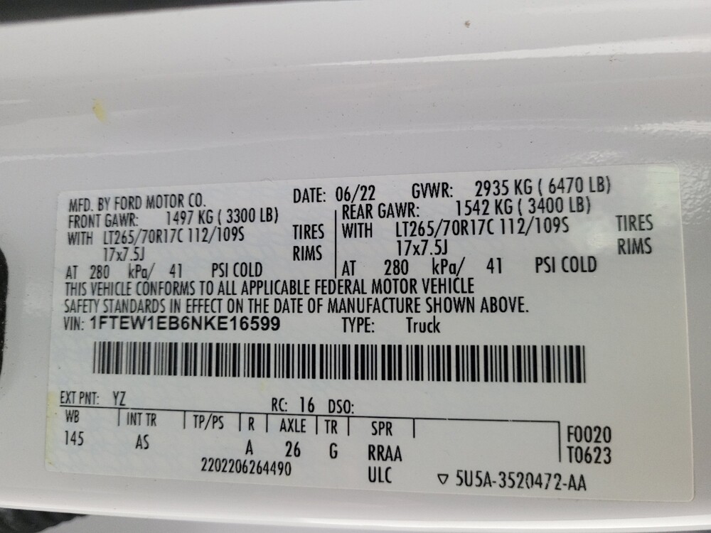 2022 Ford F150 in Ocala, FL 34471 - 18097039 33